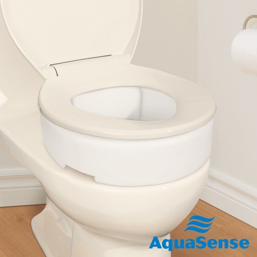 [770-630] Aquasense Toilet Seat Riser With Hinge
