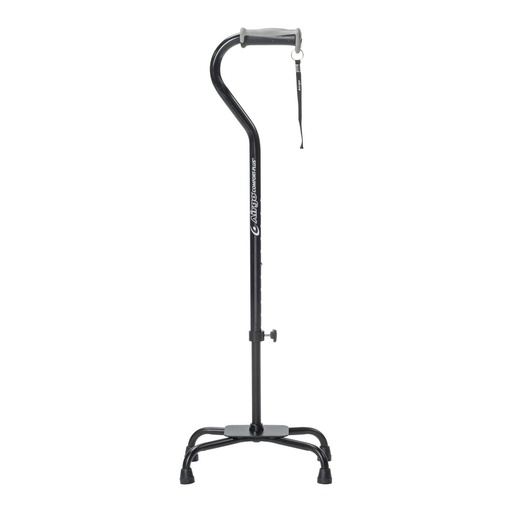 [770-844] Airgo Comfort-Plus Adjustable Quad Canes, Large Base (BLACK)