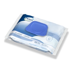 TENA Classic moistened washcloths, item 65724
