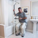 HealthCraft SPB-HD Bariatric Pole with SuperBar, 450 lb