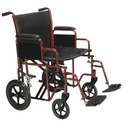 Drive 22" Bariatric Steel Transport Chair - BTR22-R
