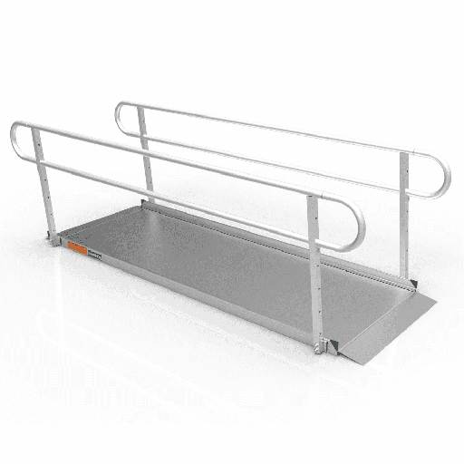 [EZ-GATEWAY3G 03TL] Ez-Access Gateway Ramp With Two-Line Hand Rails (3 FEET)