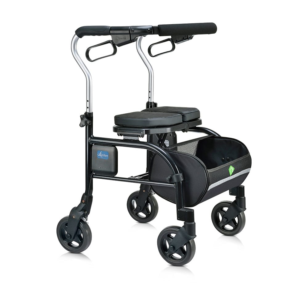 Evolution Trillium 2 Rollator, 6 Inch Wheels, 300 lb