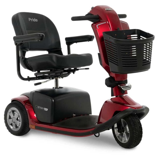[S6102] Pride Victory 10.2 Three Wheel Scooter (WS1X10115) (RED)