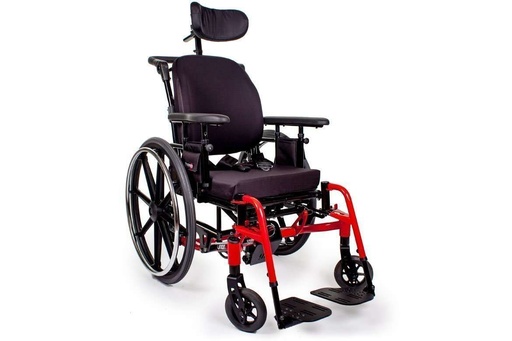 Orion 3 Tilt In Space Wheelchair Cat 5 (RED, 16" SEAT WIDTH, 15" SEAT DEPTH)