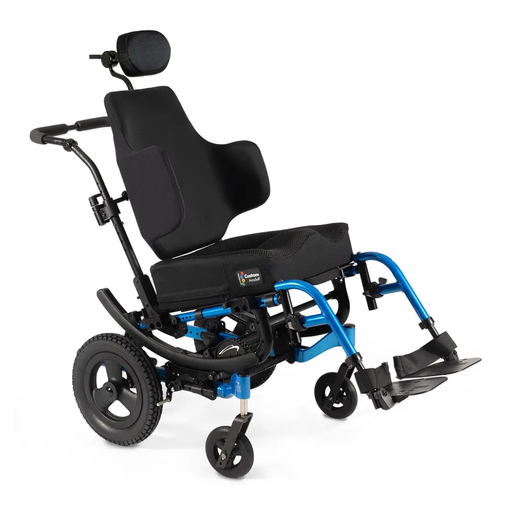 [WMA5QU015] Quickie Iris Tilt In Space Wheelchair (WMA5QU015) (BLACK, 14" SEAT WIDTH, 14" SEAT DEPTH)