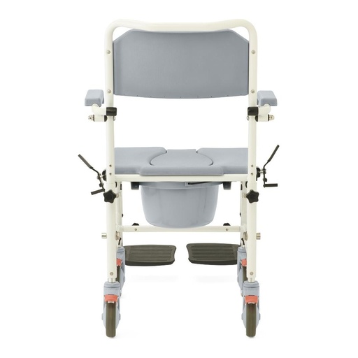 [G1-504WCPX1] Medline Aluminum Shower Commode Transport Chair