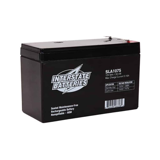 [SLA1075] Interstate SLA1075 Battery - 12 Volts 8Ah [SLA1075]