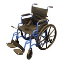 Ezee Life 18 Inch Lightweight Aluminum Wheelchair, CH1096