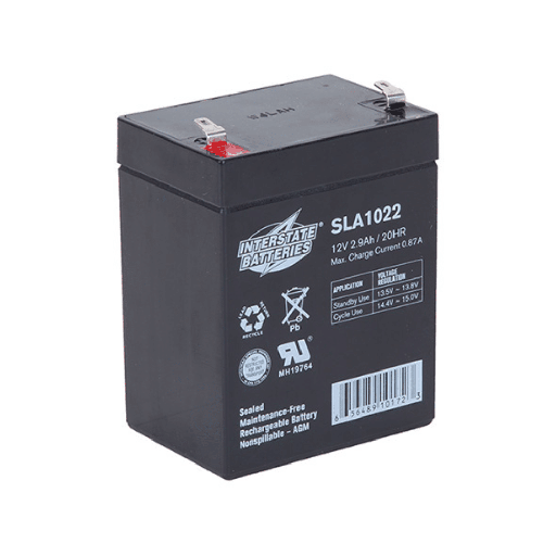 [SLA1022] Interstate SLA1022 - 12V 2.9Ah SLA Battery