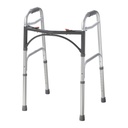 Deluxe Folding Walker, Two Button, by Drive Medical