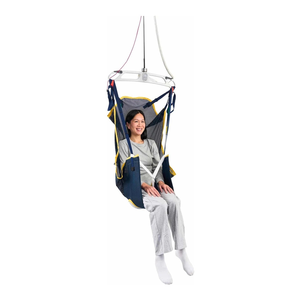 Savaria Hammock sling, mesh and poly, with head support