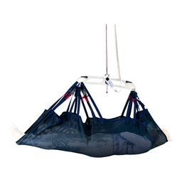 Savaria positioning sling, blue mesh, items 507810 to 507814