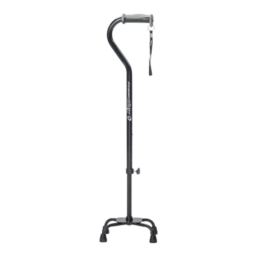 [057565960140] Airgo Comfort-Plus Small-Base Quad Cane, Black 770-854