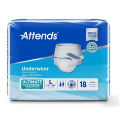 Attends Underwear Ultimate Absorbency, Small to X-Large