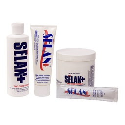 Selan+ Zinc Oxide barrier cream, 4 oz tube PJSZC04012