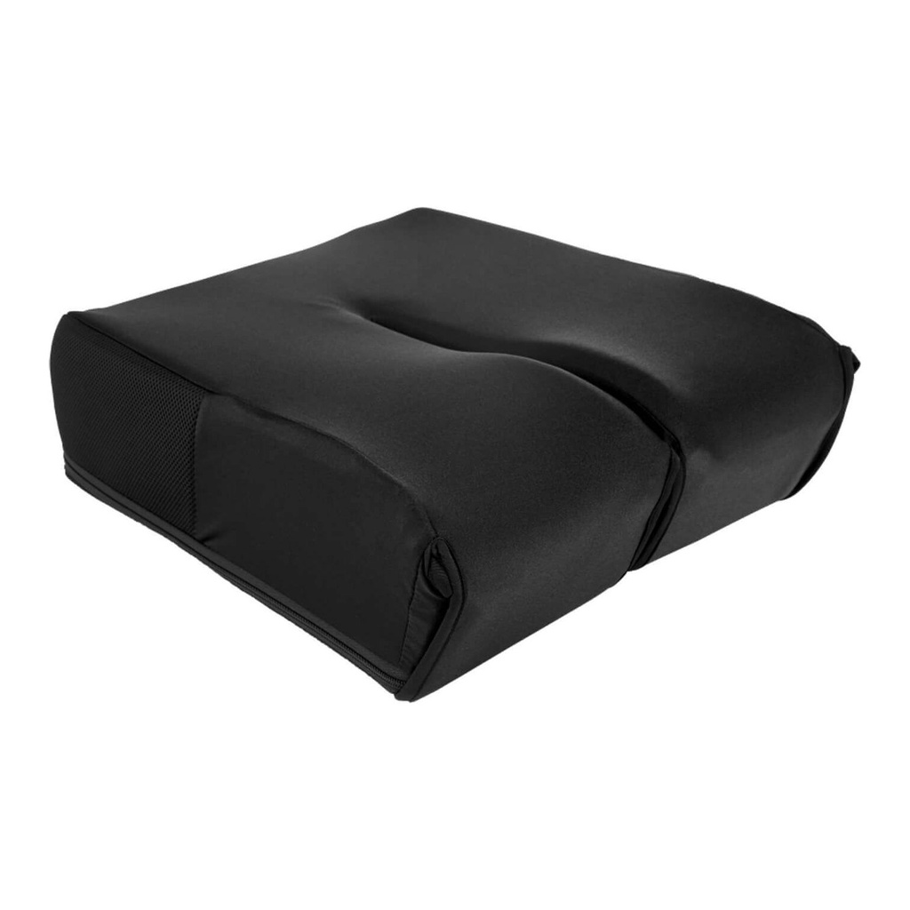 Spex Flex wheelchair cushion with a strategic positioning base