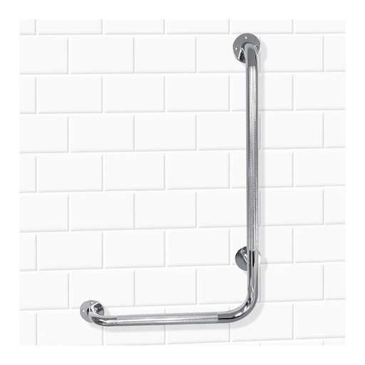 [16B138A-2] Parsons Adl Right Hand L-Shaped Chrome Grab Bar, 16 X 24 Inch