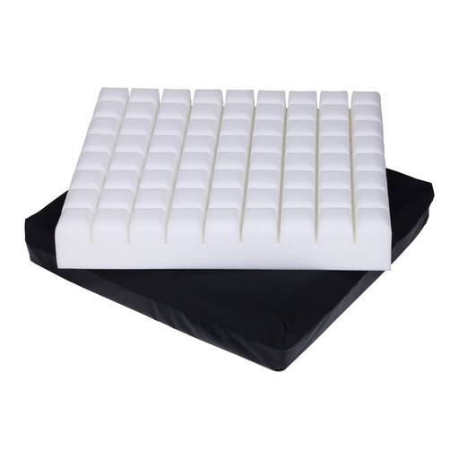 [50746-070] Geo-Matt Prt Wheelchair Cushion With Soft Skin Sleeve, 18 By 16 Inch