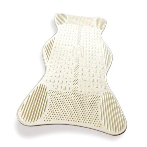 Contoured Bath Mat with Massage Zones by AquaSense