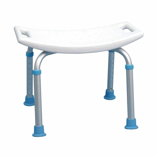 Height Adjustable Bath Chair Without Backrest by AquaSense