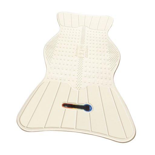 Contoured Bath Mat with Temperature Indicator by AquaSense