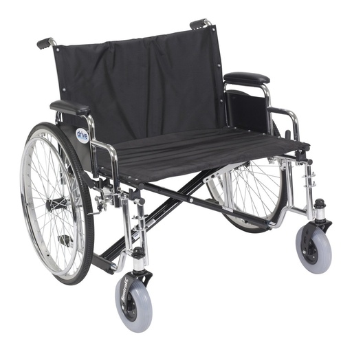 28 Inch Bariatric Sentra EC Extra-Wide Wheelchair by Drive Medical, STD28ECDDA