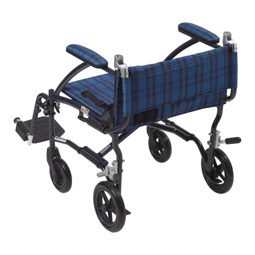 Drive Fly-Lite Aluminum Transport Chair - DFL19-BL