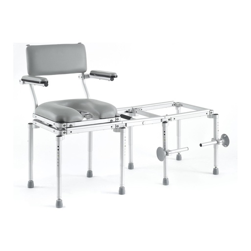 NuProdx MC5000 Stationary Shower Commode and Tub Transfer Bench