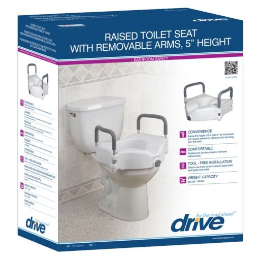 2-in-1 locking raised toilet seat with tool-free removable arms rtl12027ra