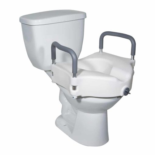 2-in-1 locking raised toilet seat with tool-free removable arms rtl12027ra