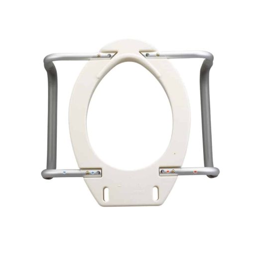 Premium raised toilet seat with removable arms in toronto mobility specialties raised toilet seat