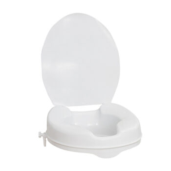 AquaSense Raised Toilet Seat with Lid, 2