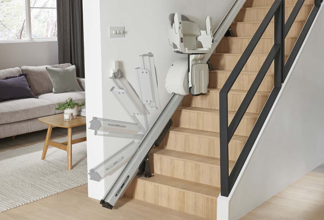 Access homeglide folding rail