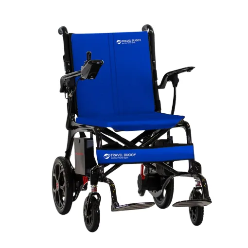 Aerolux carbon fiber folding electric wheelchair