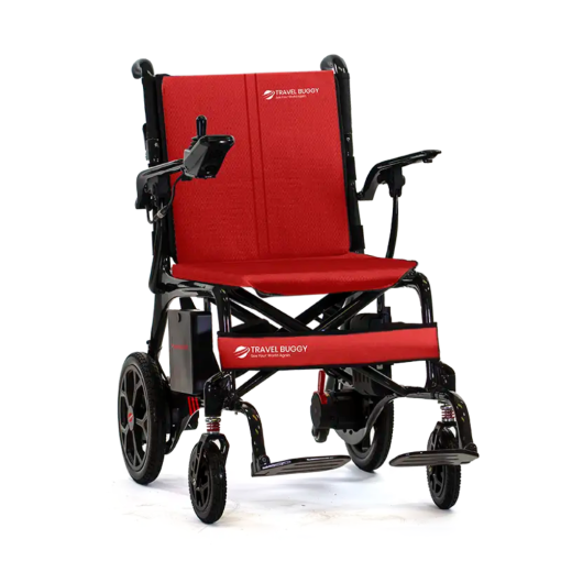 Aerolux carbon fiber folding electric wheelchair