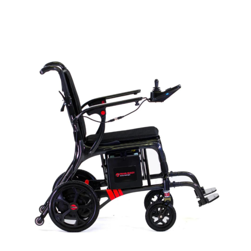 Aerolux carbon fiber folding electric wheelchair aerolux side view 1 aerolux carbon fiber, aerolux