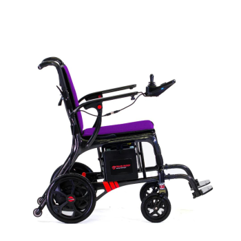 Aerolux carbon fiber folding electric wheelchair aerolux side view 3 aerolux carbon fiber, aerolux