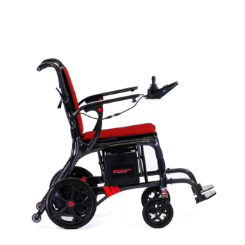 Aerolux carbon fiber folding electric wheelchair aerolux side view 4 aerolux carbon fiber, aerolux