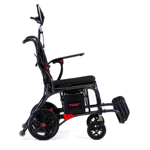 Aerolux carbon fiber folding electric wheelchair aerolux side view 5 aerolux carbon fiber, aerolux