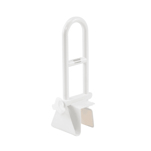 Drive clamp-on tub rail white drive clamp on rail white clamp on bath safety grab rail, floor to tub bath safety rail, drive clamp-on tub rail