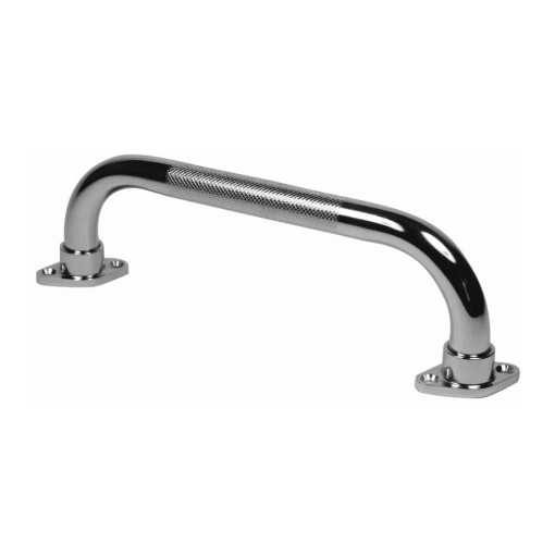 Ezeelife knurled chrome grab bars in toronto mobility specialties grab bars knurled chrome grab bars, by aqua sense