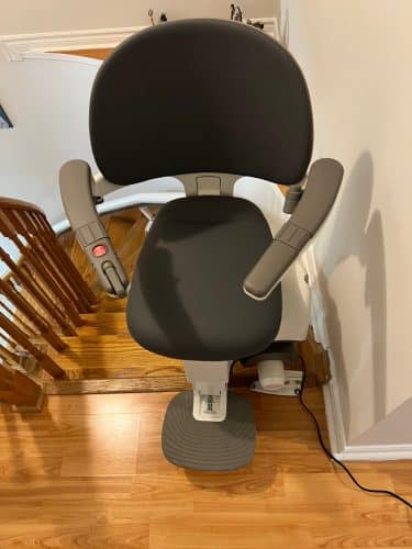 Flox x curved stairlift install in brampton 29 scaled