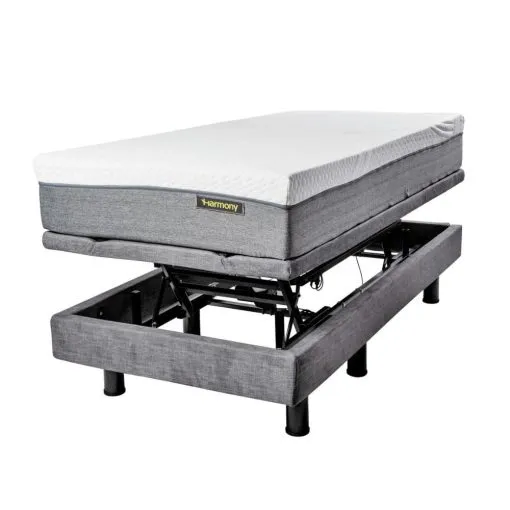Harmony hi low bed package with mattress in toronto mobility specialties bariatric beds harmony hi low bed