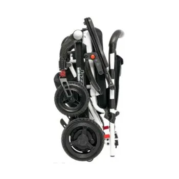 Jazzy carbon electric wheelchair folded