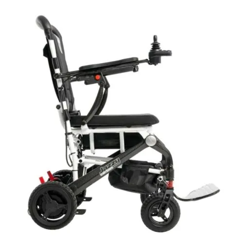 Jazzy carbon electric wheelchair side