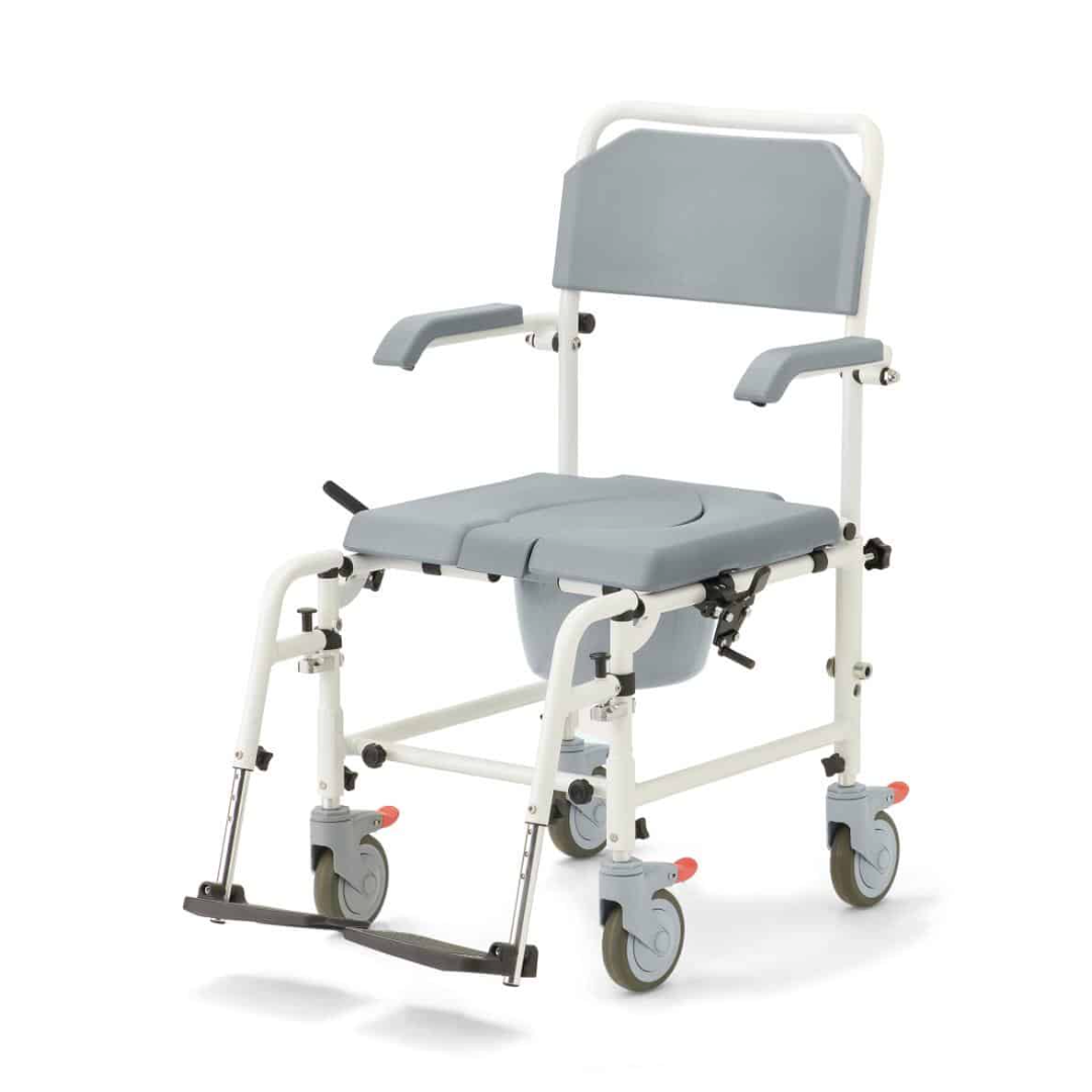 Medline Aluminum Wheeled Commode: Durable & Comfortable