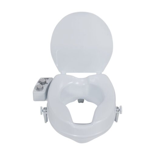 PreserveTech Raised Toilet Seat with Bidet, 5" - RTL12C005-WH Rtl12c005 wh Universal Raised Toilet Seat