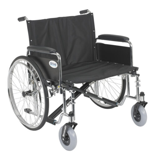 Drive 26" Bariatric Sentra EC Heavy-Duty, Extra-Extra-Wide Wheelchair - STD26ECDDA Std26ecdfa drive sentra heavy duty wheelchair, drive sentra