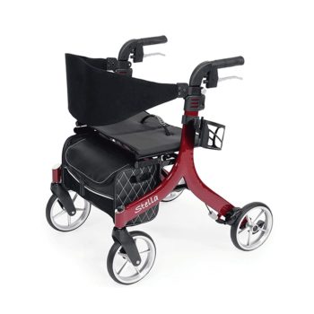 Amylior ultralight stella rollator walker red